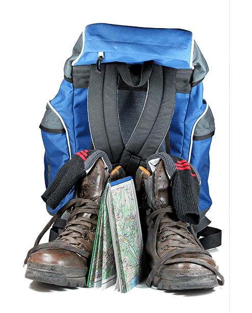 Rucksack für Reisen und Wandern