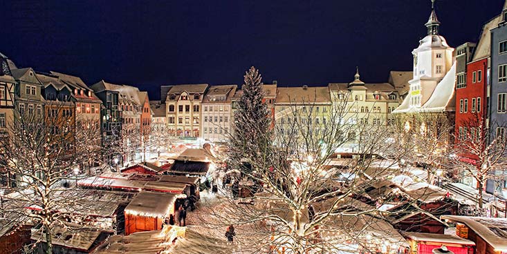 Der Weihnachtsmarkt in Jena